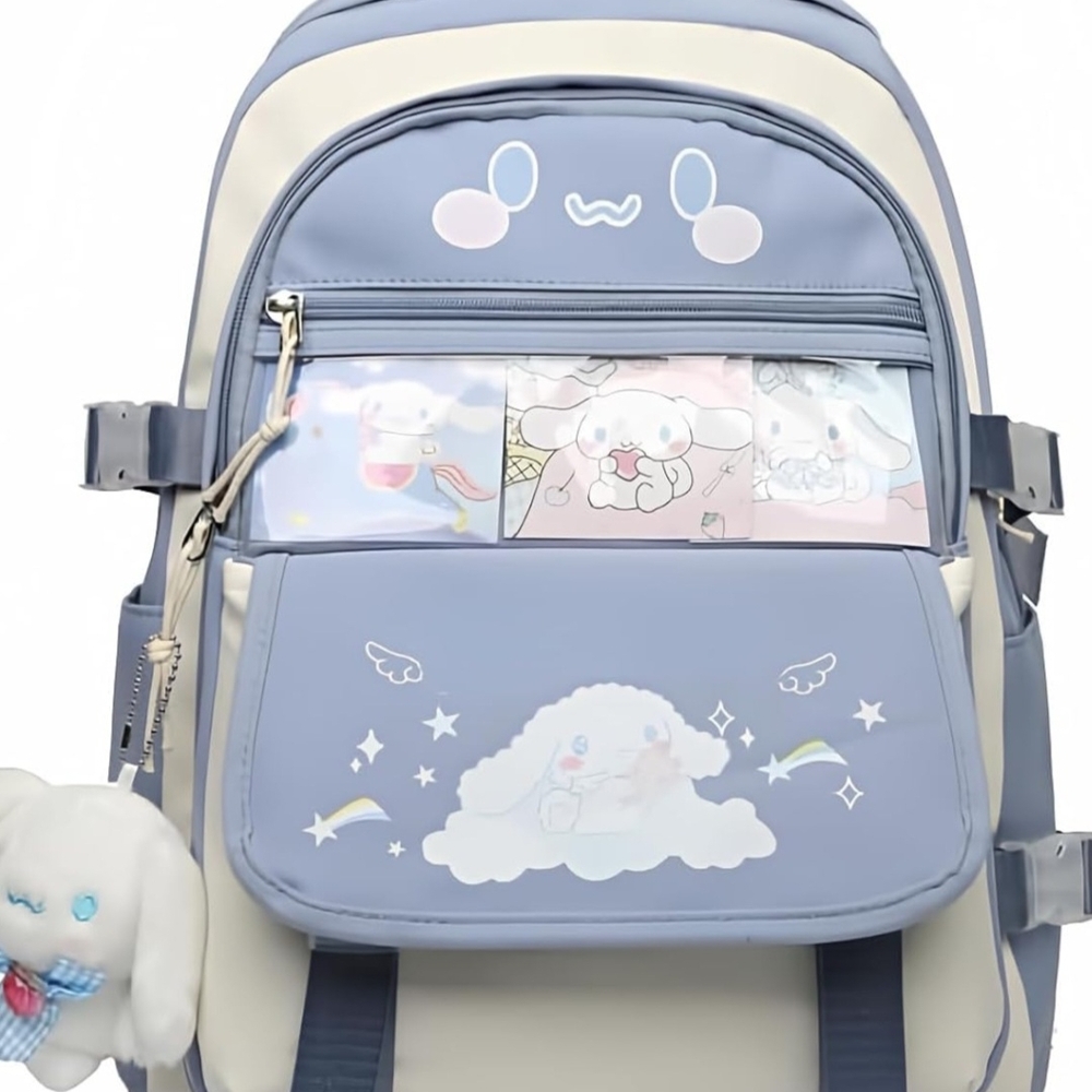Blue and Cream Kids Backpack